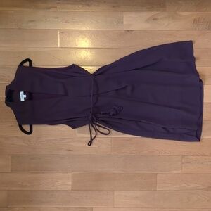 Aritzia Wilfred Monge Dress Womens Size XS Burgundy Sleeveless Shift